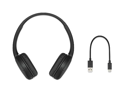 Sony WH-CH510 Bluetooth Wireless On Ear Headphones with Mic (Black) Sony WH-CH510 Bluetooth Wireless On Ear Headphones with Mic (Black)